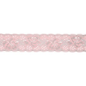 Spets 3 cm rosa