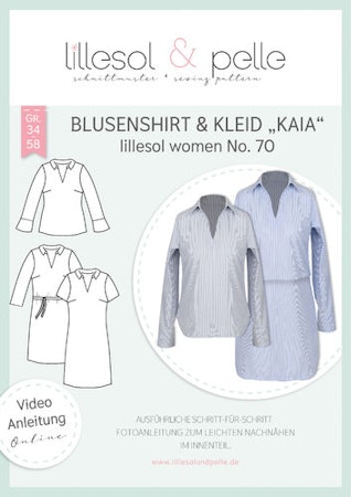 Lillesol & Pelle Blusskjorta och klänning KAIA nr 70