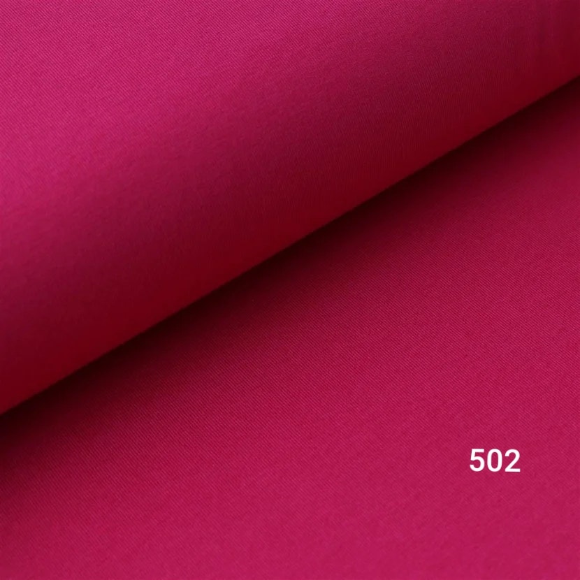 Enfärgad trikå rosaröd 502