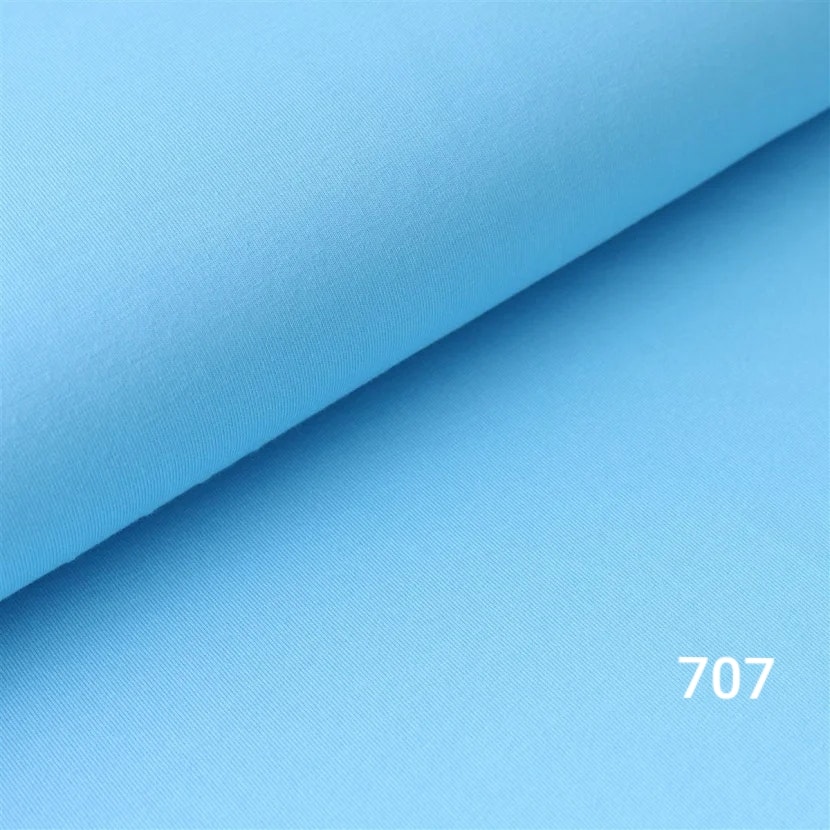 Enfärgad trikå himmelsblå 707