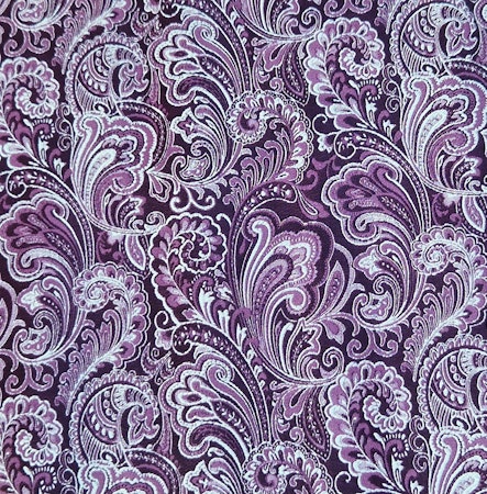 Fuskskinn ornament burgundy
