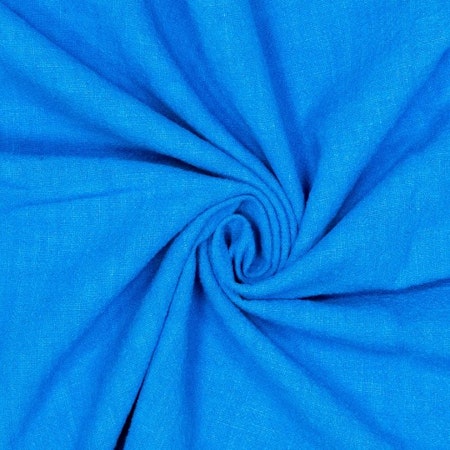Stentvättat linne ibiza blue 820