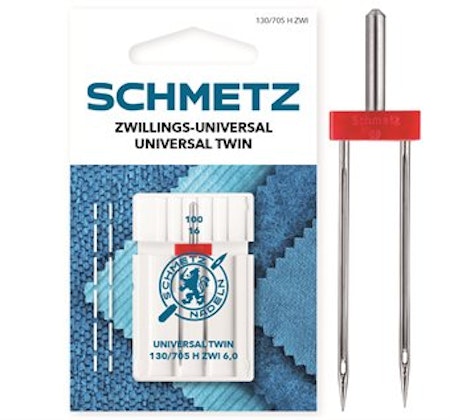 SCHMETZ Tvillingnål universal 130/705 H ZWI 6,0/100