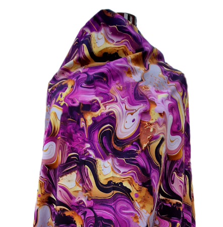 Jersey marmorerad lila