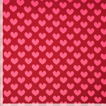 Jersey med rosa hjärtan
