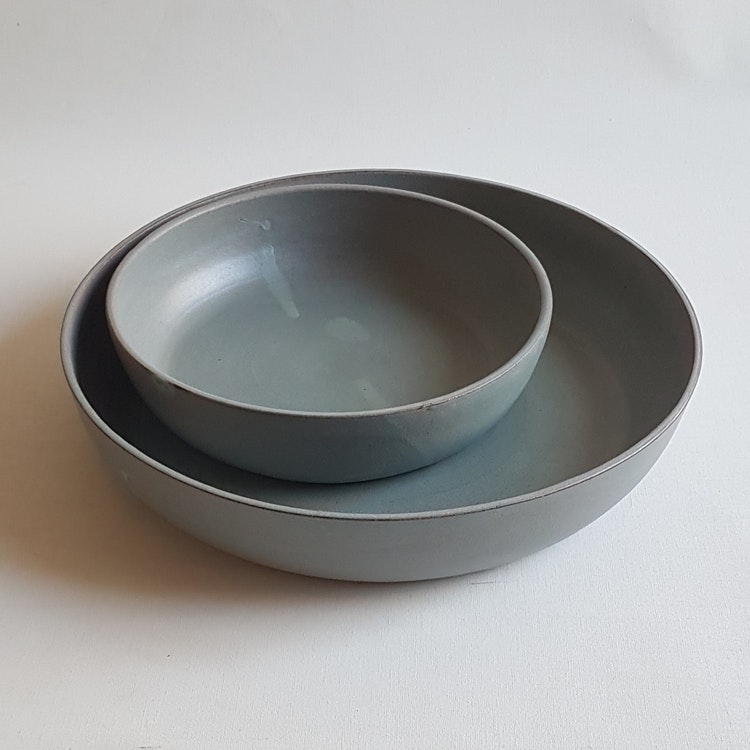 Pajform i Serien Råsiden / Grågrön / ca 30 cm i diameter