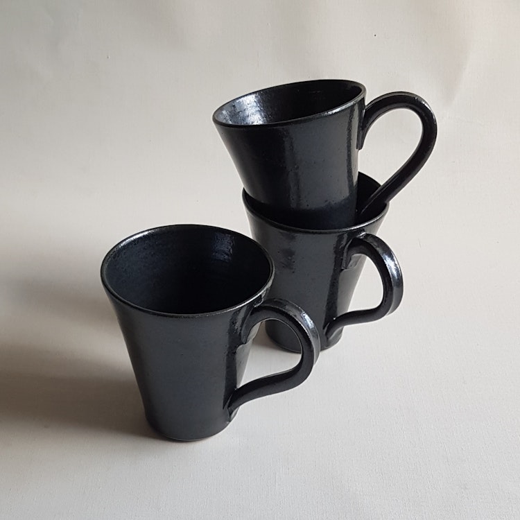 Kaffekopp i Serien Skiffer / Svart blank