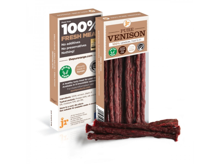 JR Pure Venison Sticks 50g