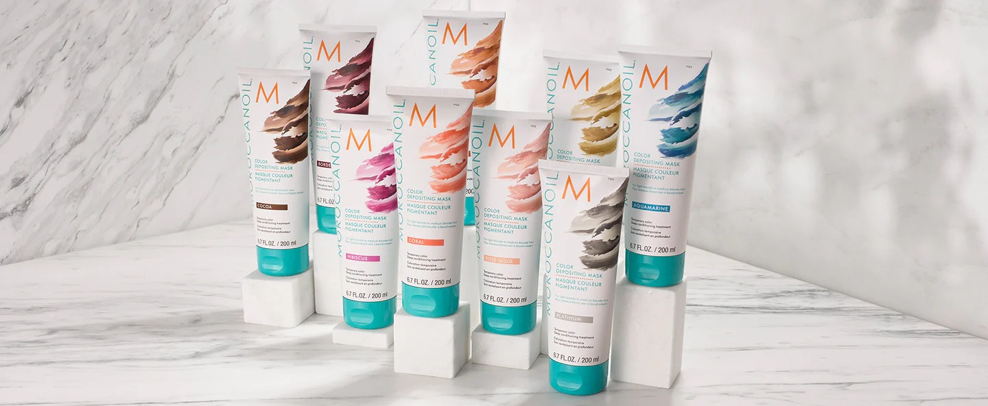 Moroccanoil - Aquamarine Color Depositing Mask Färginpackning