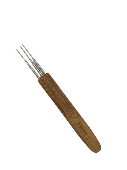 Trippel Virknål i bambu 0,75mm