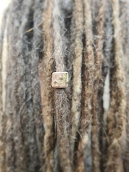 "Trä Knapp" - Trädekoration till dreads (6mm hål)