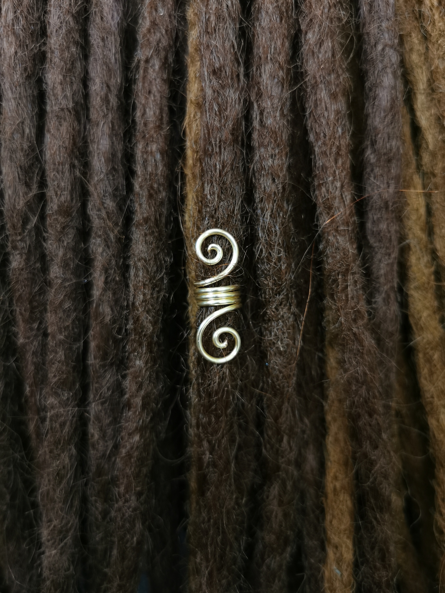 Spiral - Liten snurra (Guld 0,85 cm)