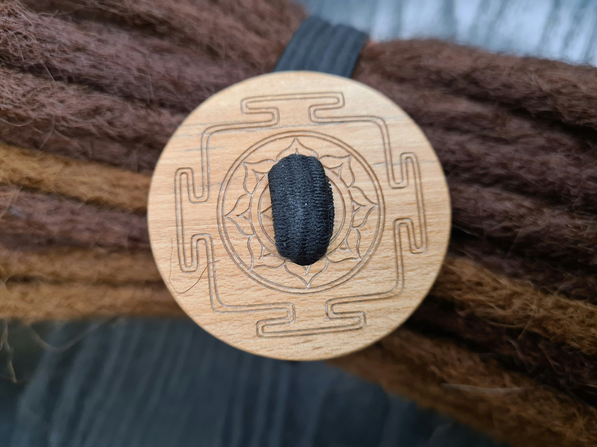 ButtonLOXX - Hårband "Shri Yantra" 50mm