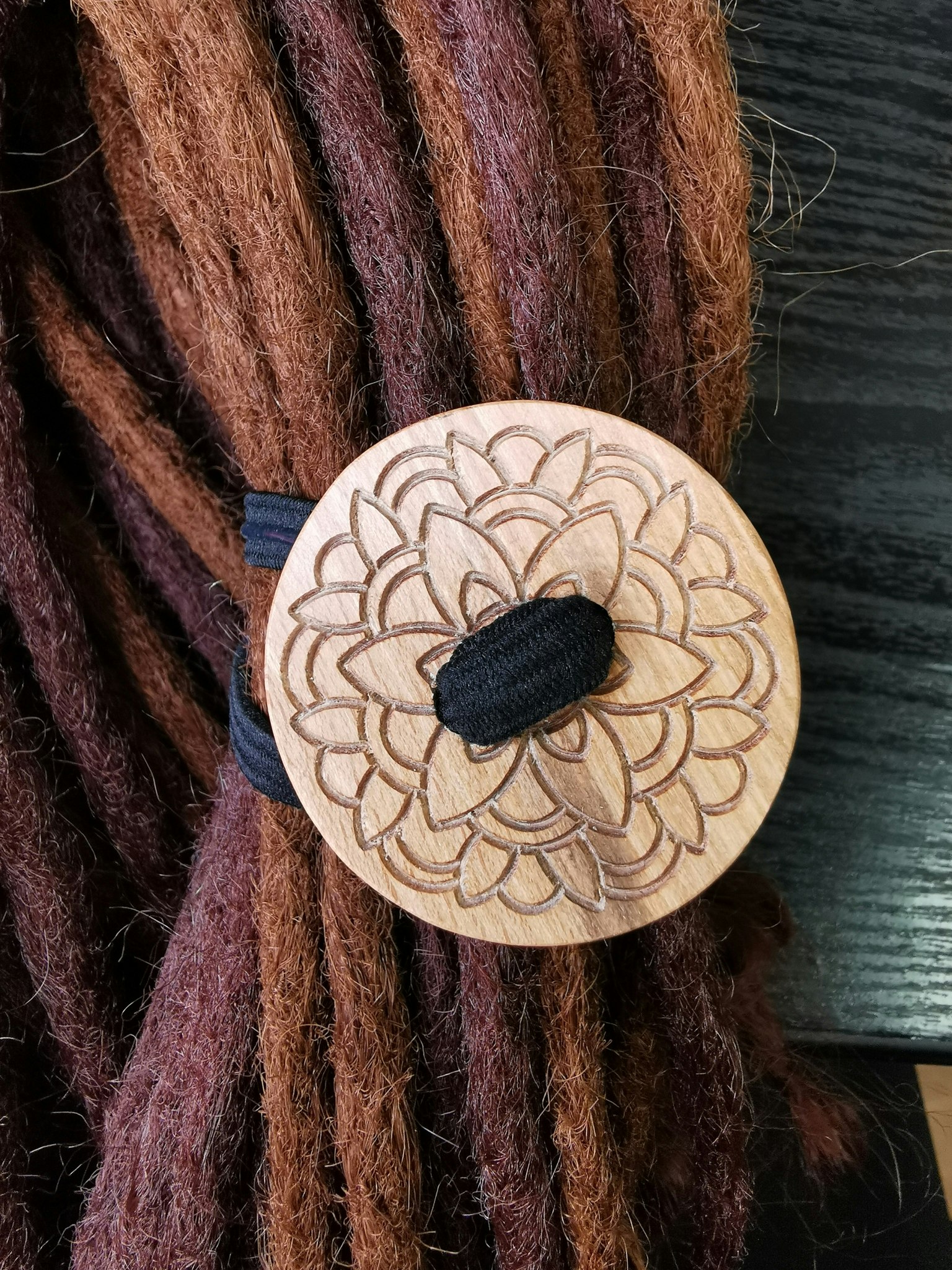 ButtonLOXX - Mandala (50mm Spalted Beech)