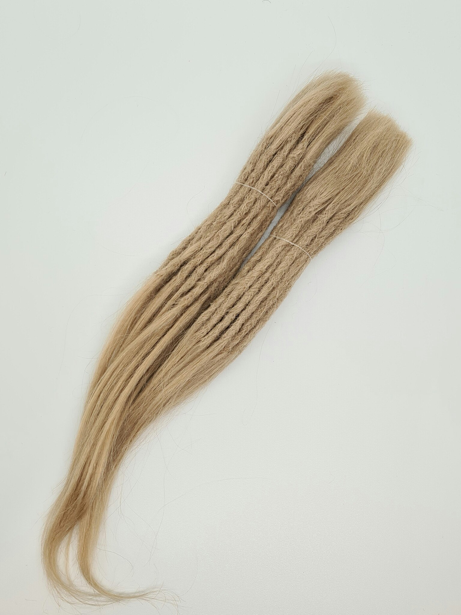 Mörkblonda Äkta Dreads 30-35cm