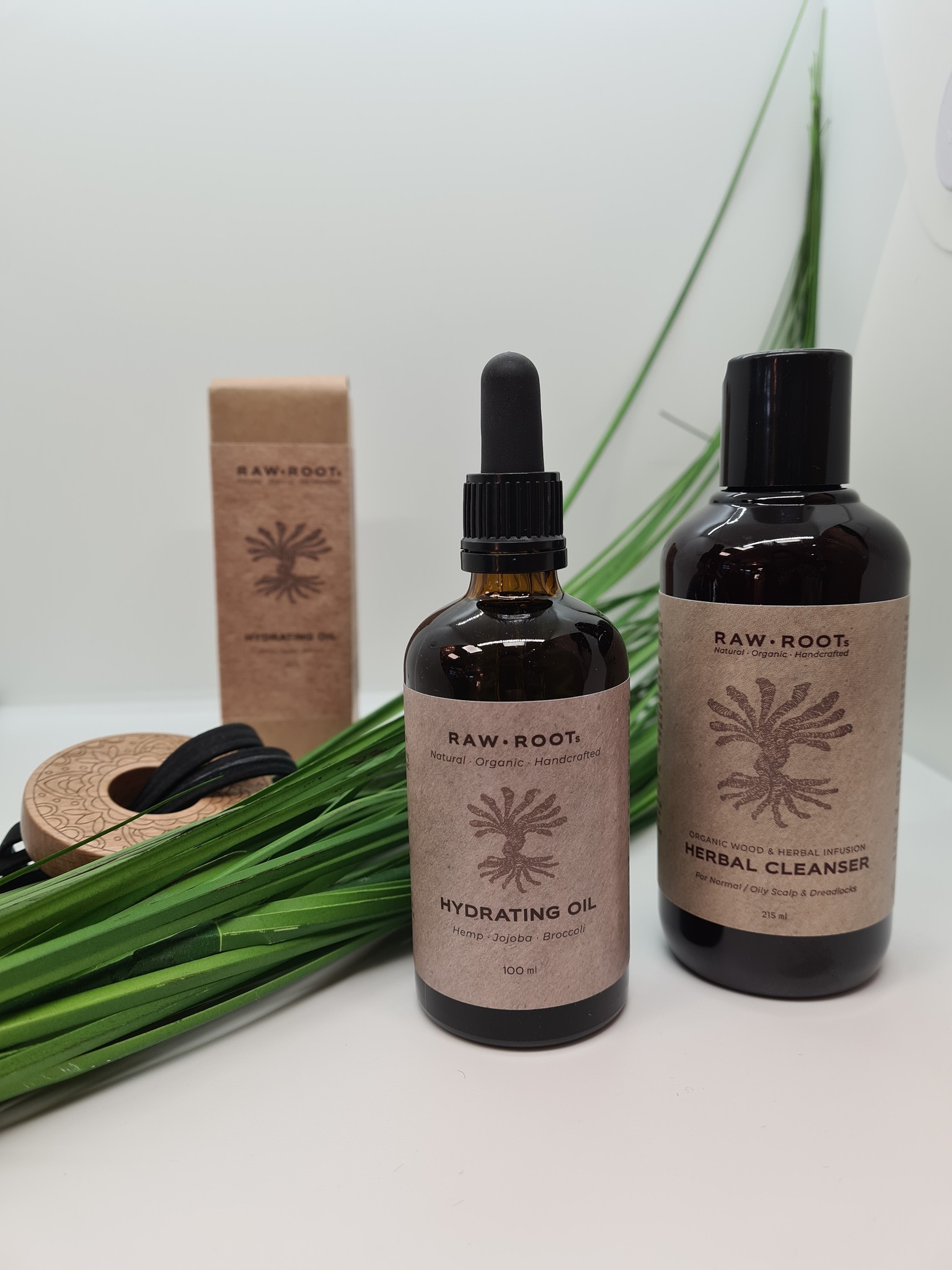 Raw Roots - Dreadlock Kit - Herbal Cleanser & Hydrating Oil