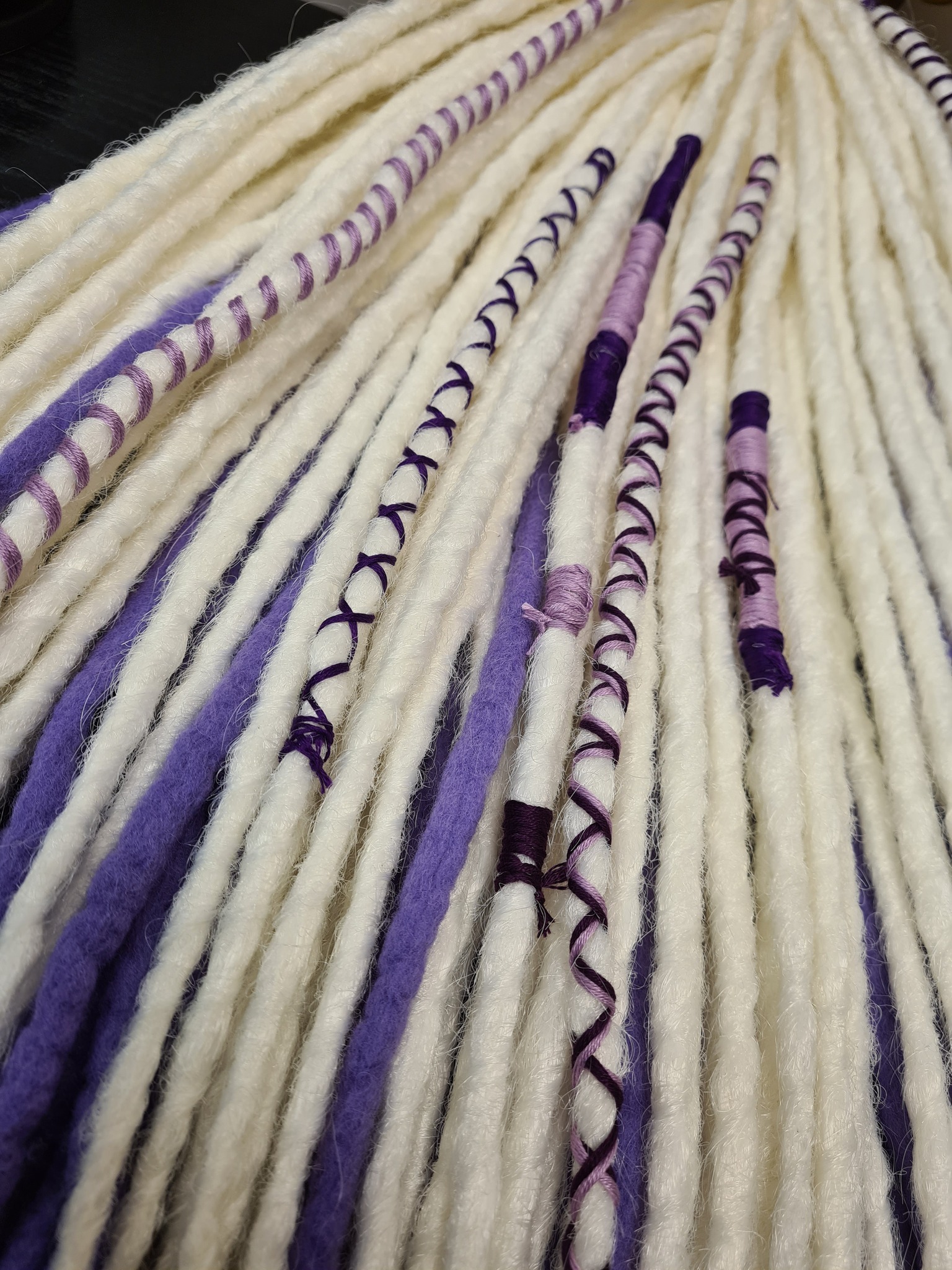 "Lavendel" Dekorationskit till dreads