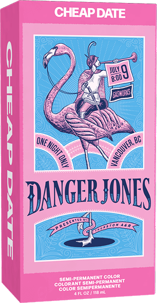 Danger Jones - Cheap Date Light Pink (Ljusrosa Semi-Permanent Hårfärg)