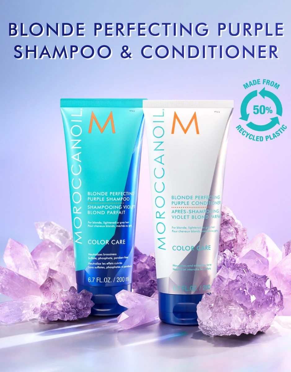 Moroccanoil - Blonde Perfecting Purple Shampoo Silverschampo