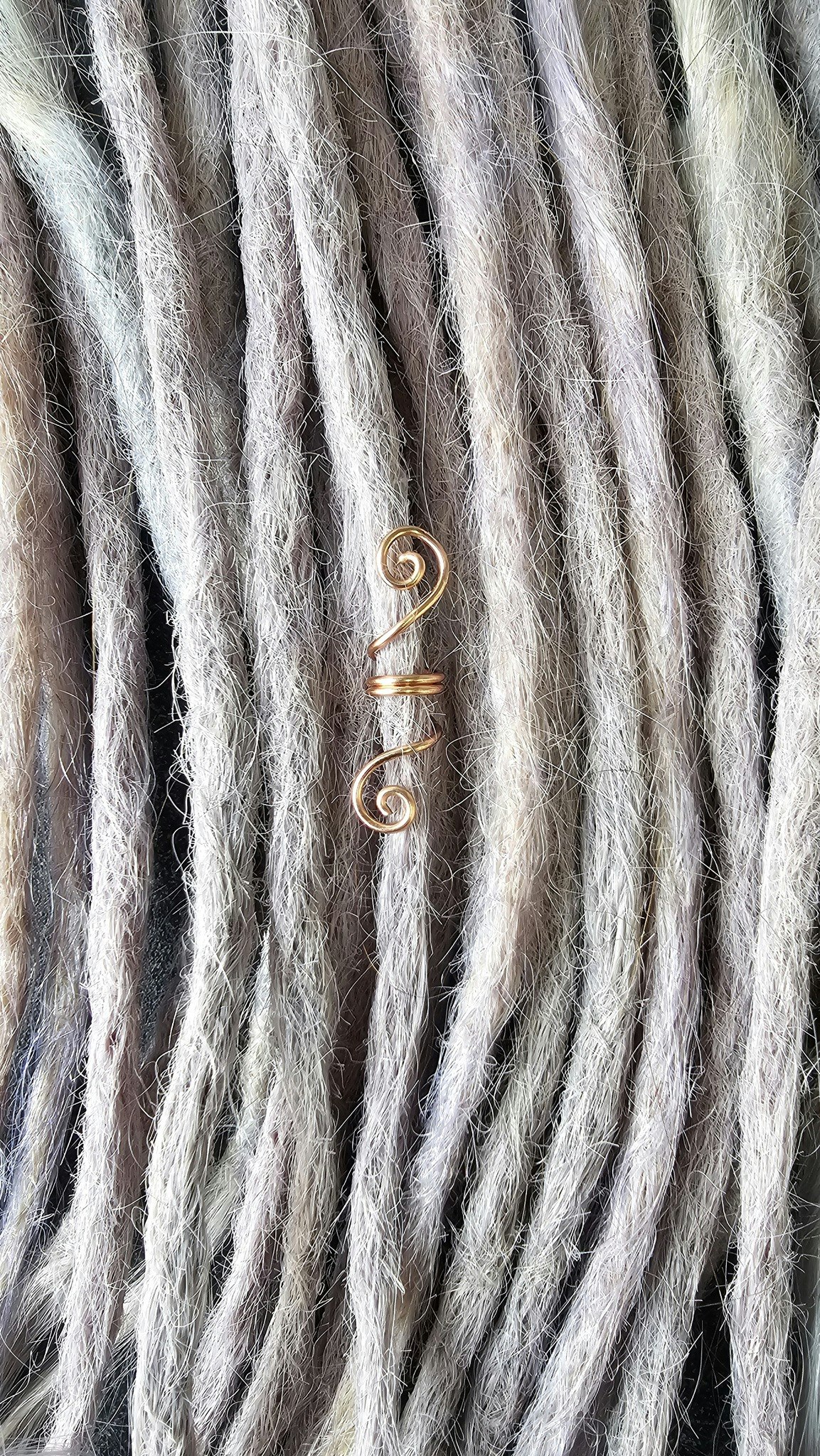 Spiral - Snurra Dreadsmycke (Koppar 0,85 cm)