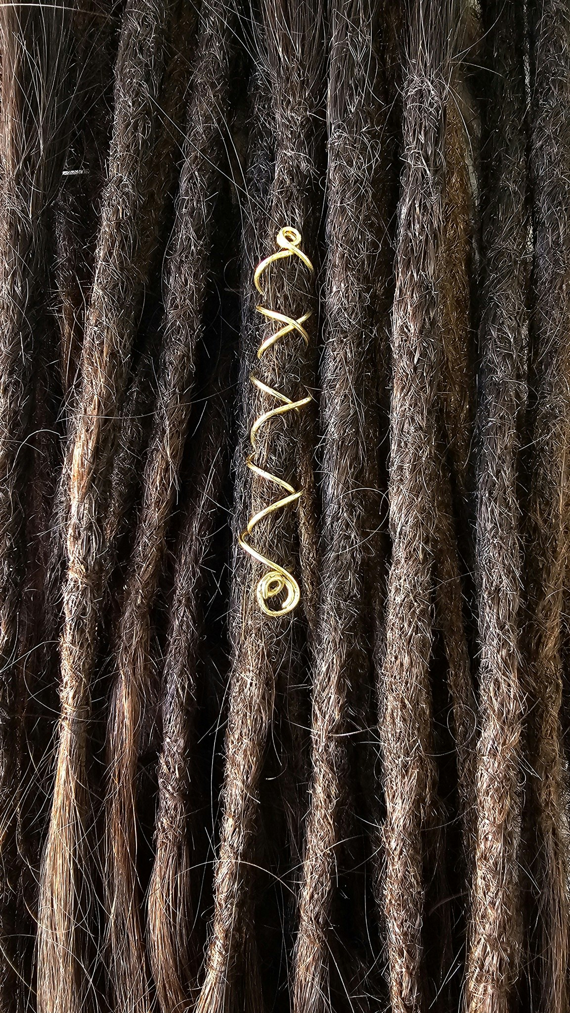 Spiral - Korsande Twist (Guld 0,85 cm)
