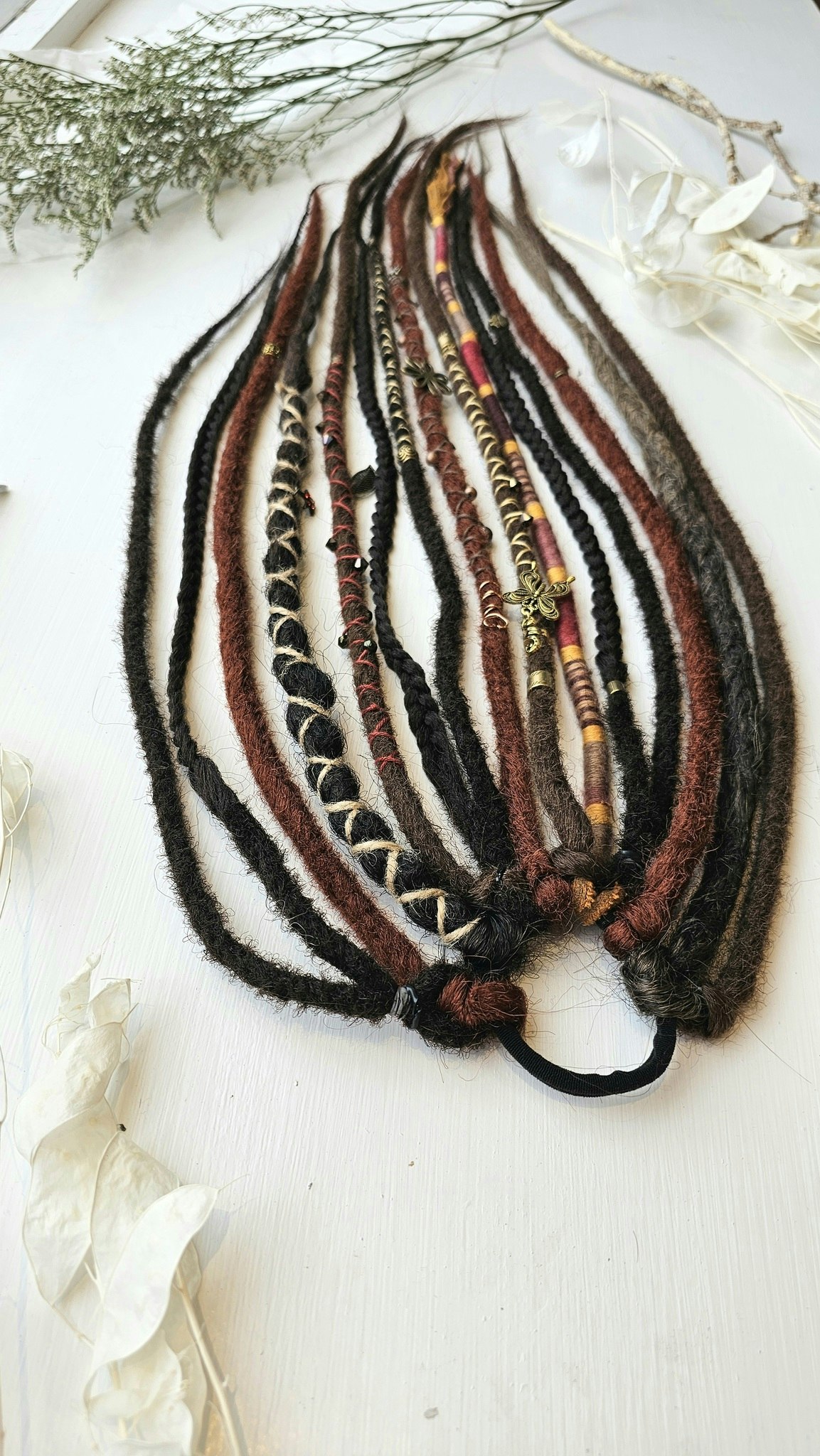 "Paradisäpple" Dreads Ponytail Extensions