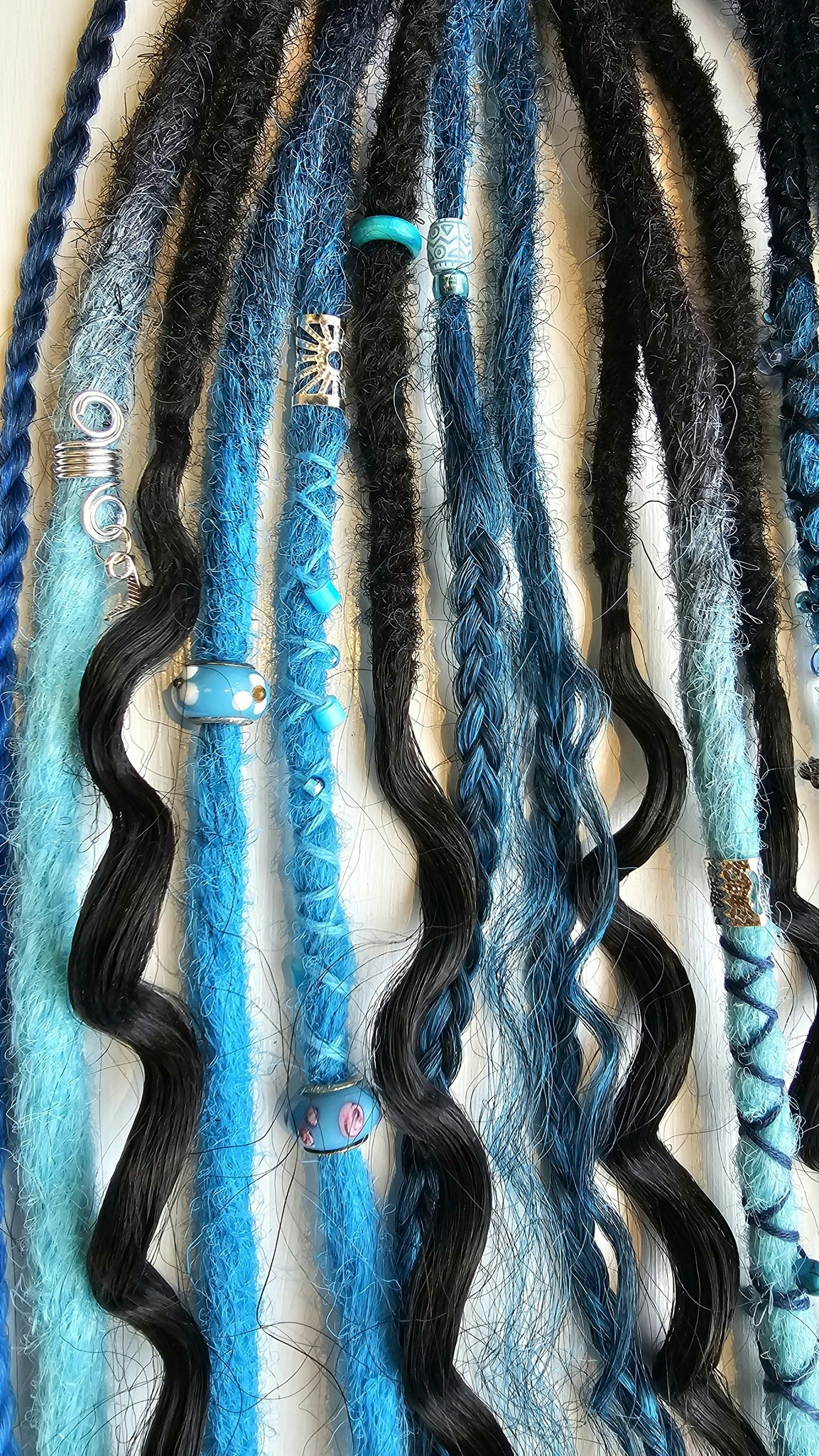 "Havsnymf" Dreads Ponytail Extensions