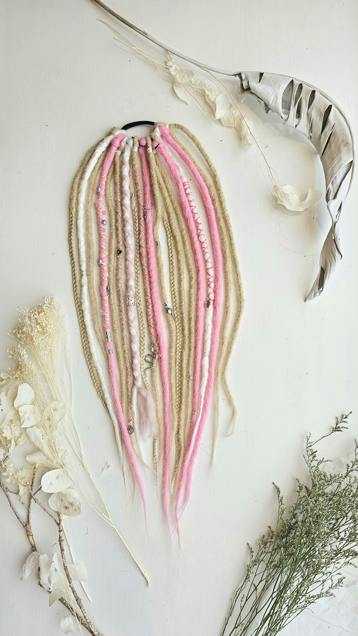 "Rosa Himmel" Dreads Ponytail Extensions