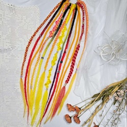"Neon Flamma" Dreads Ponytail Extensions