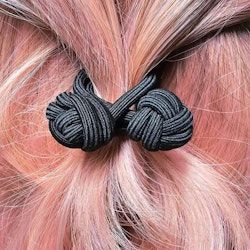Svart "Knutar" Hårband Dreadtie