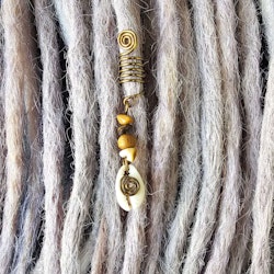 Spiral - Stenar med Snäcka (Guld 0,85 cm)