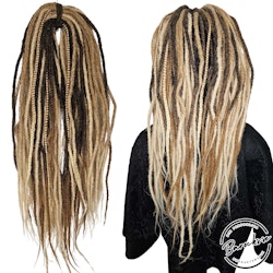 Mörkblond Ljusbrun Mix DE Syntetdreads 60cm (38st)