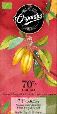 En ren aromatisk välbalanserad choklad 70% .70g