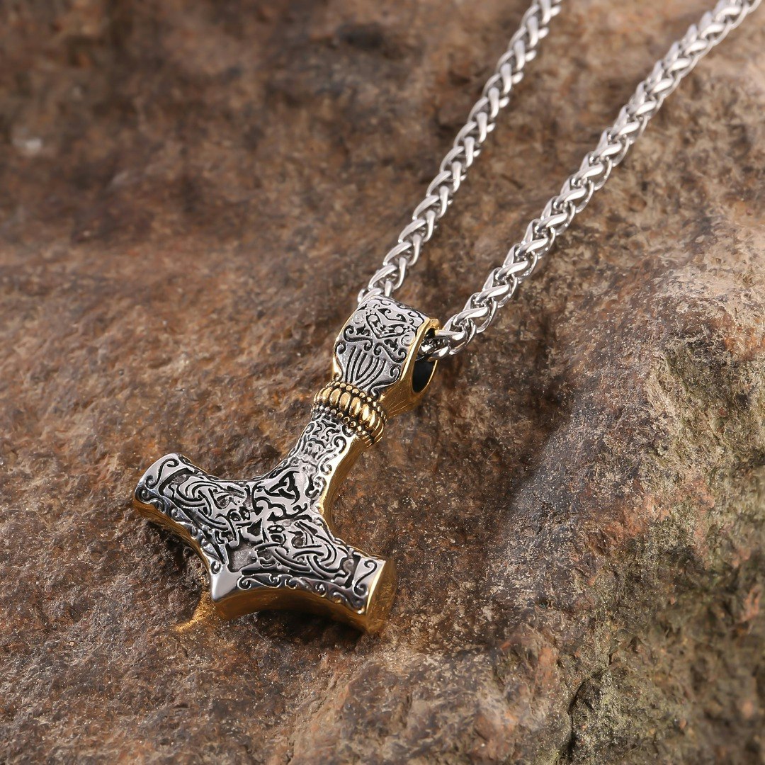 Necklace Thor 4mm Silver/Gold