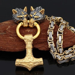 Halsband Golden Wolves Gold