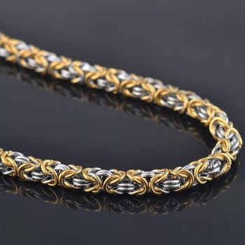 Package Golden King Necklace and Bracelet