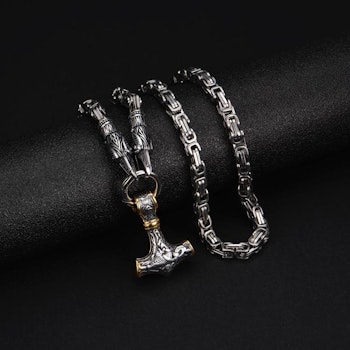 Halsband Munin silver/gold