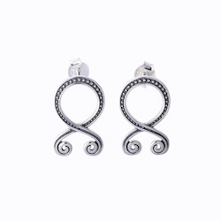 Earring Troll Cross 925 Silver