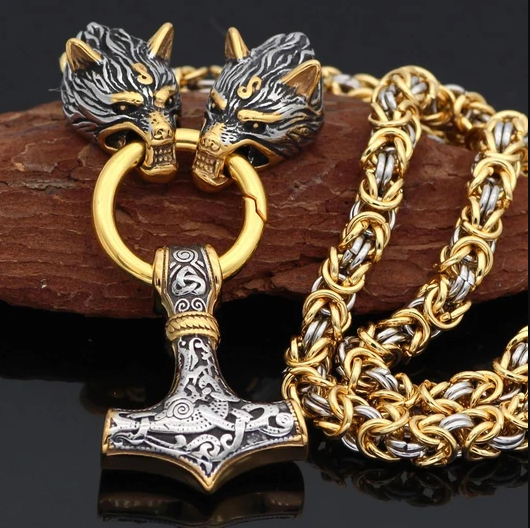 Package Golden Valhalla Necklace and Bracelet