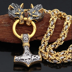 Paket Golden Valhalla Halsband och Armband