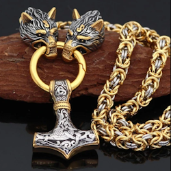 Package Golden Valhalla Necklace and Bracelet