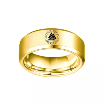 Ring Valknut Futhark (flere farver)