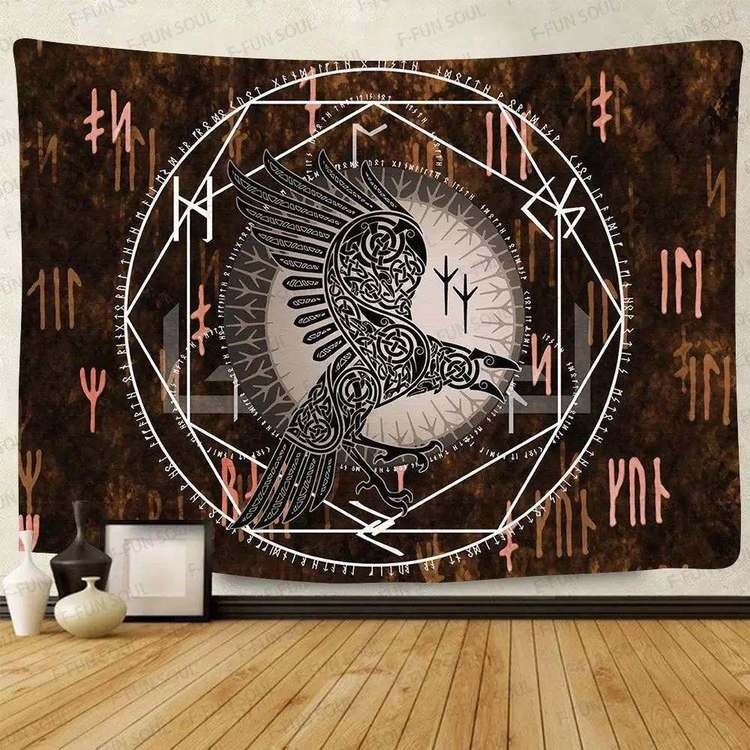 Wall cloth Munin