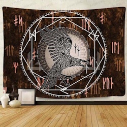 Wall cloth Munin