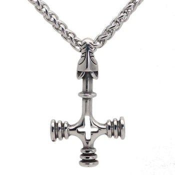 Wolf Cross necklace