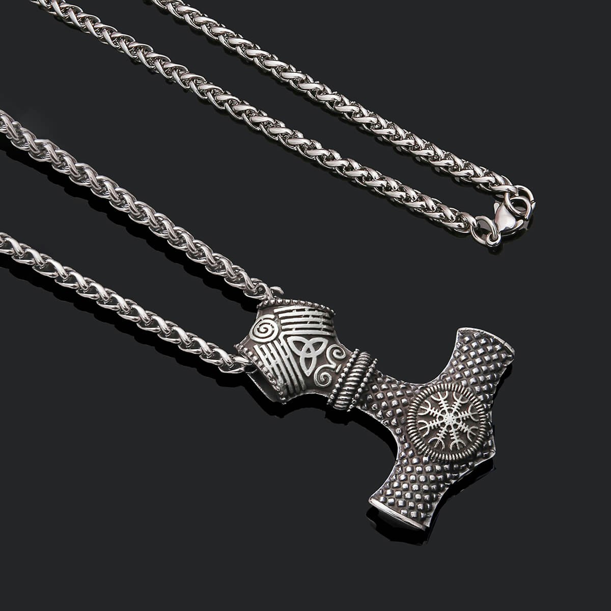 Necklace Thor Aeigushjalmur