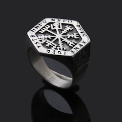 Ring Vegvisir Valknut