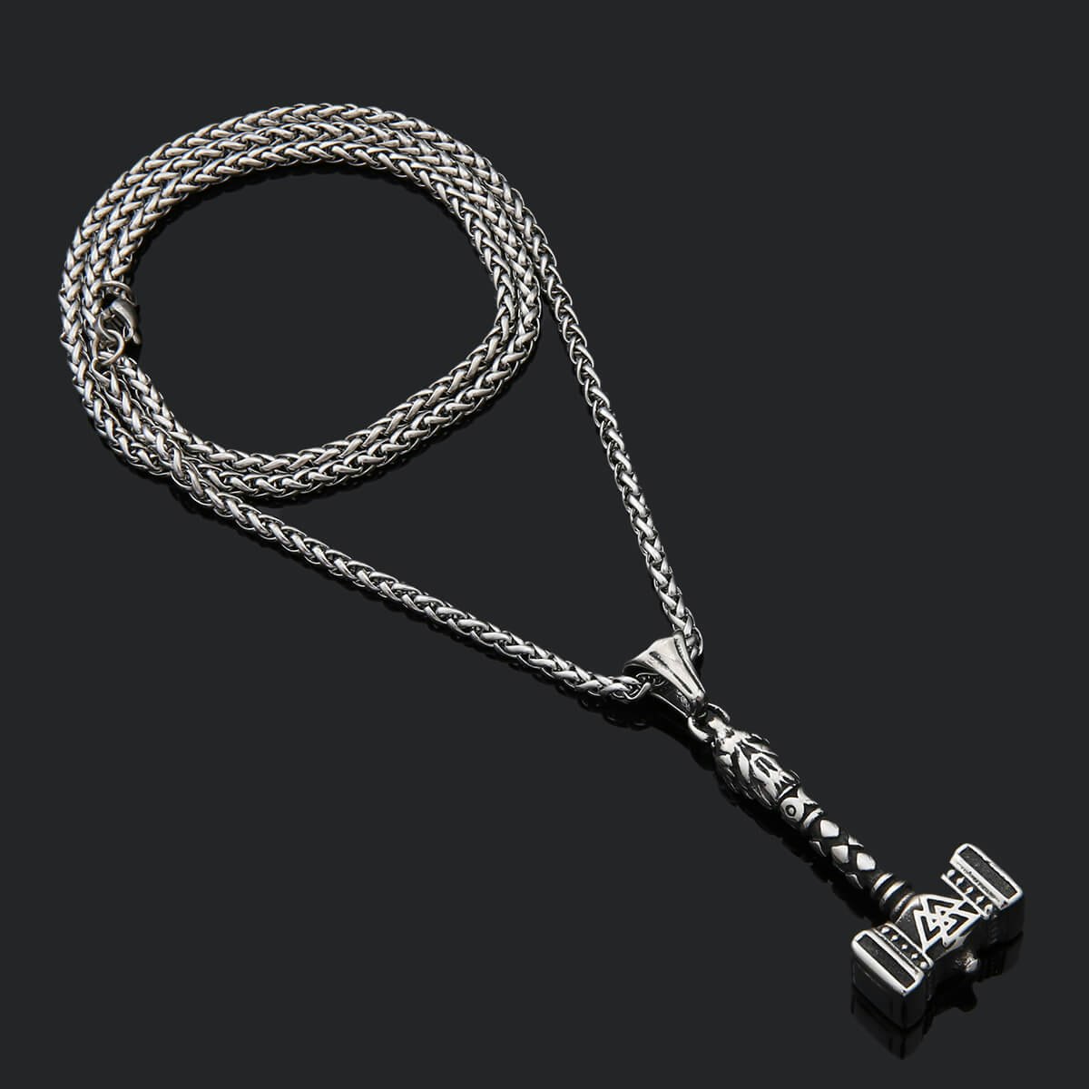 Halsband Hammer Valknut