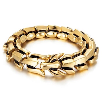 Bracelet Wolf-Viking Gold