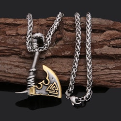 Halsband Axe Valknut